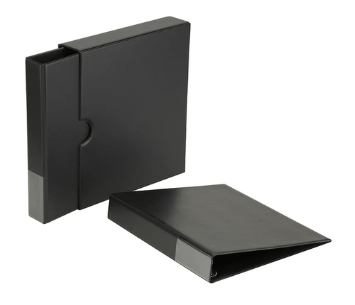 Kenro Ringmap + Beschermhoes | 4 Ringen | Zwart